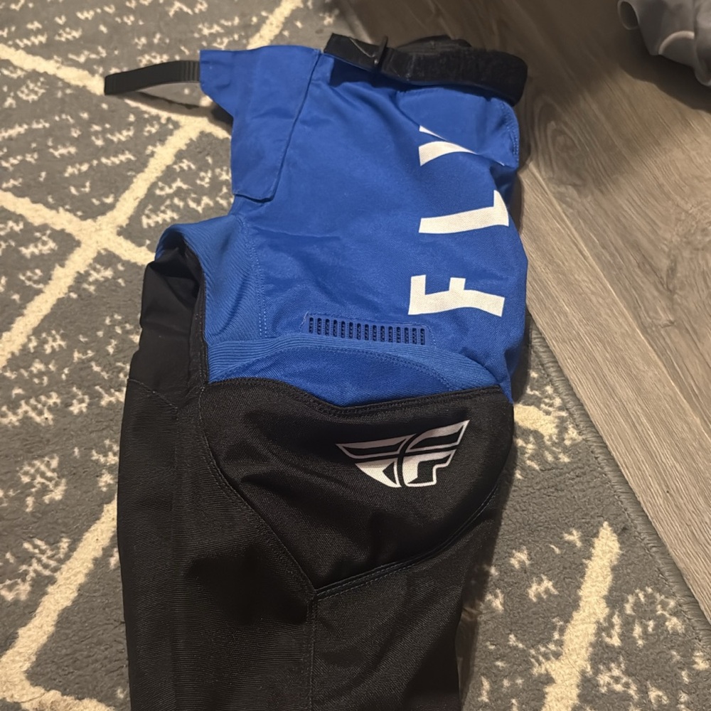 Fly Racing Blue and Black Pants